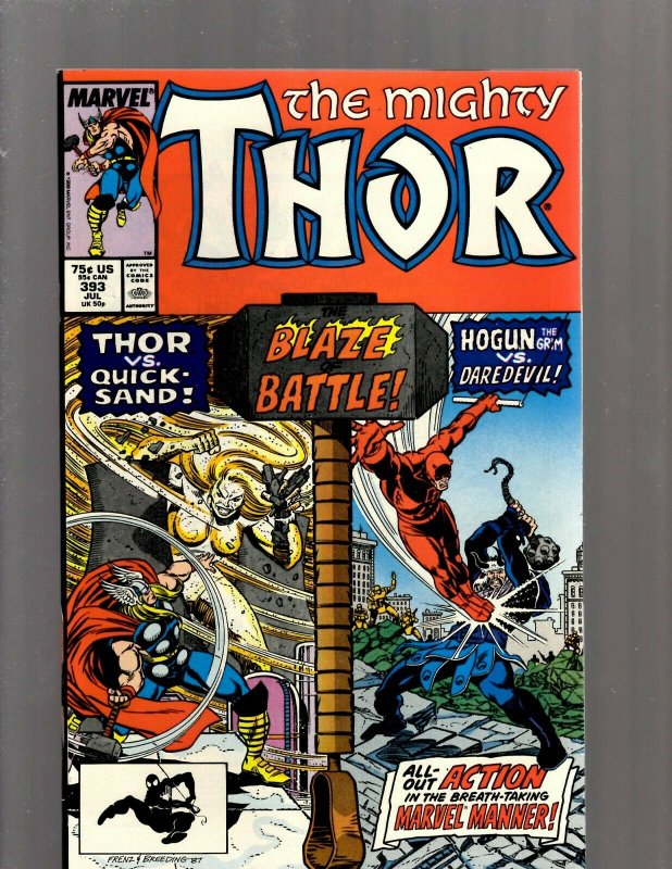 12 Thor Comic Books #385 389 390 392 393 394 395 396 397 399 400 Annual #12 GB2
