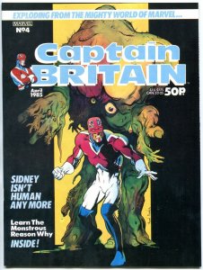 Captain Britain #4 1985- British Comic- Abslom Daak Dalek Killer NM-