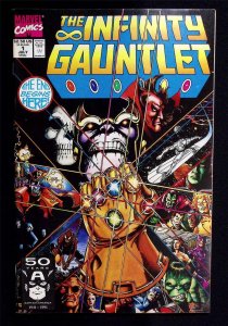 Infinity Gauntlet #1 July 1991 Key Issue! AVENGERS INFINITY WAR 1st Printing