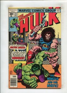 HULK #211 (5.0) THE MONSTER AND THE MYSTIC!! 1977