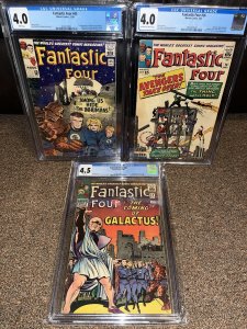 Huge Fantastic Four Lot, Complete Set Run of 3-416, Has 4, 5, 12, 25, 48, 49, 52