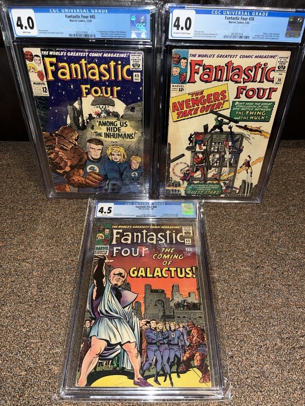 Huge Fantastic Four Lot, Complete Set Run of 3-416, Has 4, 5, 12, 25, 48, 49, 52
