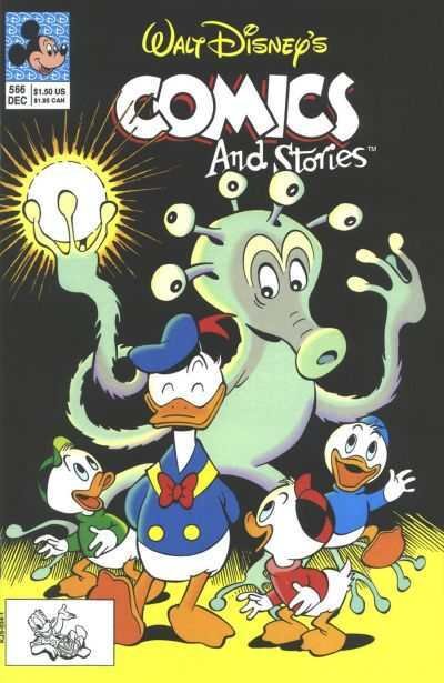 Walt Disney's Comics and Stories #566, NM (Stock photo)