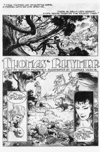 THE BOOK OF BALLADS AND SAGAS #1 (Oct 1995) VFNM  B&W CHARLES VESS Self-Publishd