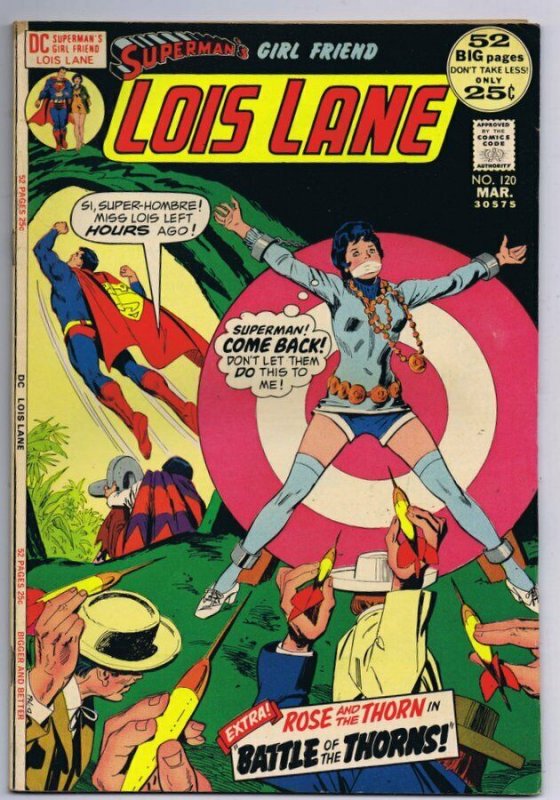 Superman's Girlfriend Lois Lane #120 ORIGINAL Vintage 1972 DC Comics
