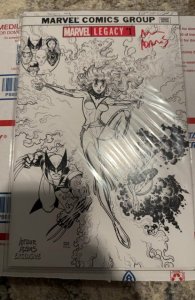 Marvel Legacy Adams Cover B (2017signed )sealed with Coa