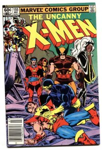 X-MEN #155 comic book NEWSSTAND 1981-1st app BROOD VF/NM