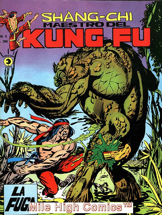 SHANG-CHI MAESTRO DEL KUNG FU MAGAZINE ITALIAN (1975 Series) #5 Near Mint