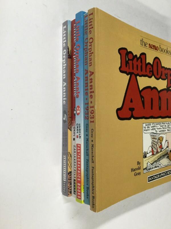 Little Orphan Annie Nemo Bookshelf Softcover Fantagraphics 1 2 3 4 5 Nm P27