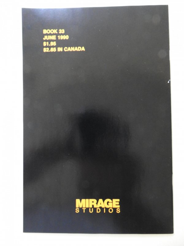 Teenage Mutant Ninja Turtles #33 (1990) VF+ Condition!