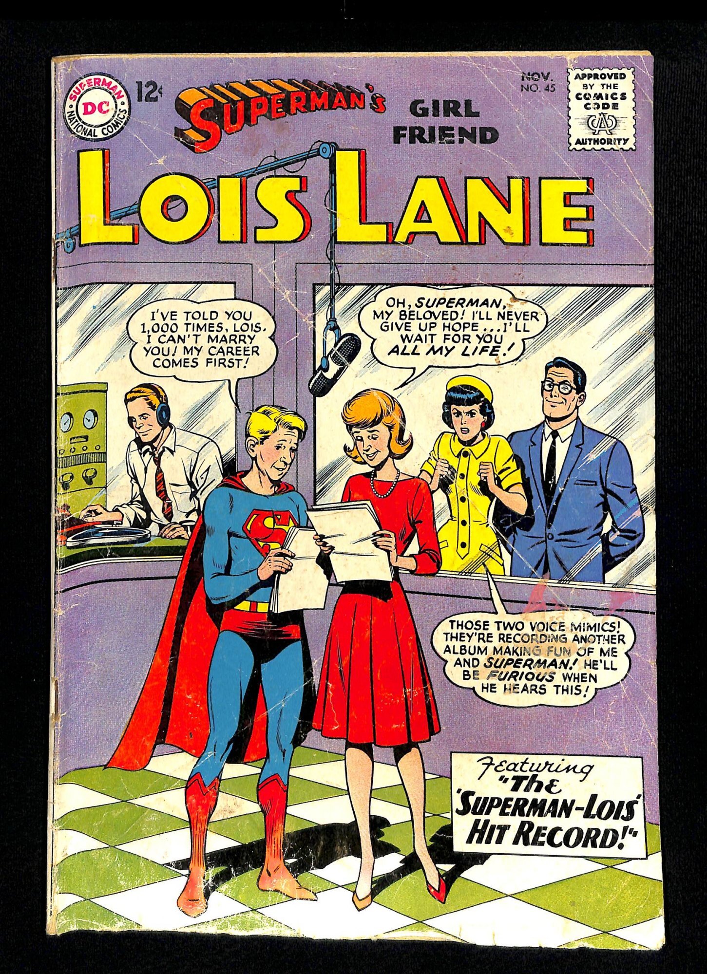 Supermans Girl Friend Lois Lane 45 Comic Books Silver Age Dc 3379