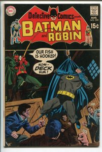 DETECTIVE  #390 1969-DC-HORROR COVER-BATMAN-vf