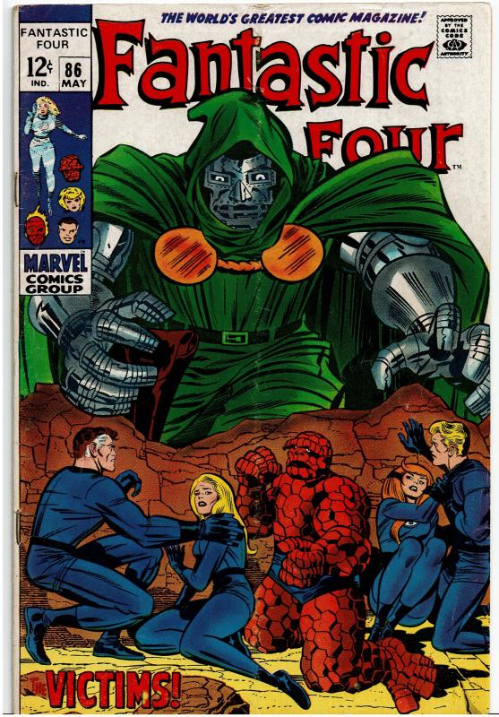 Fantastic Four #86, 3.0 or Better - Dr. Doom Appearance