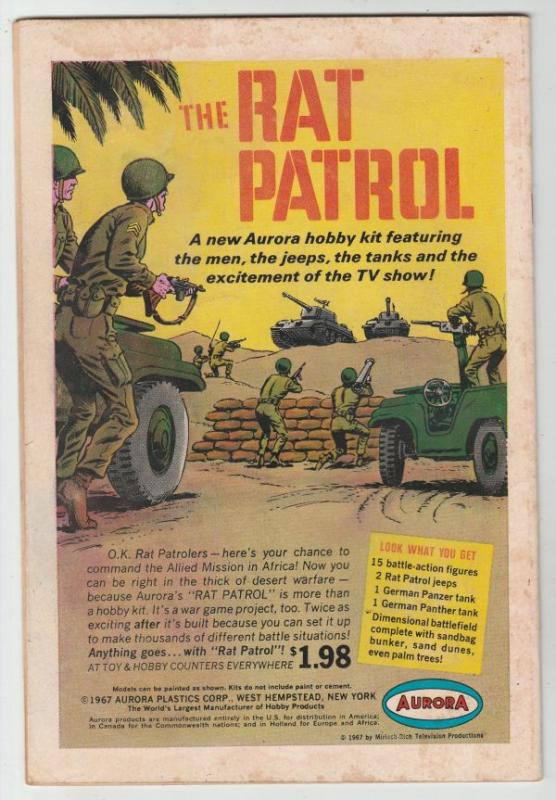 Our Army at War #180 (May-67) FN- Mid-Grade Easy Company, Sgt. Rock