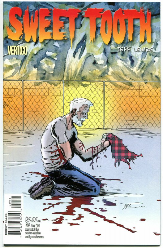 SWEET TOOTH #39, NM. Jeff Lemire, Horror, Vertigo, 2009, Wild Game,more in store