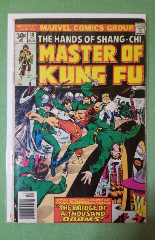 Master of Kung Fu #48 (1977) 1st Shaka Kharn! vg