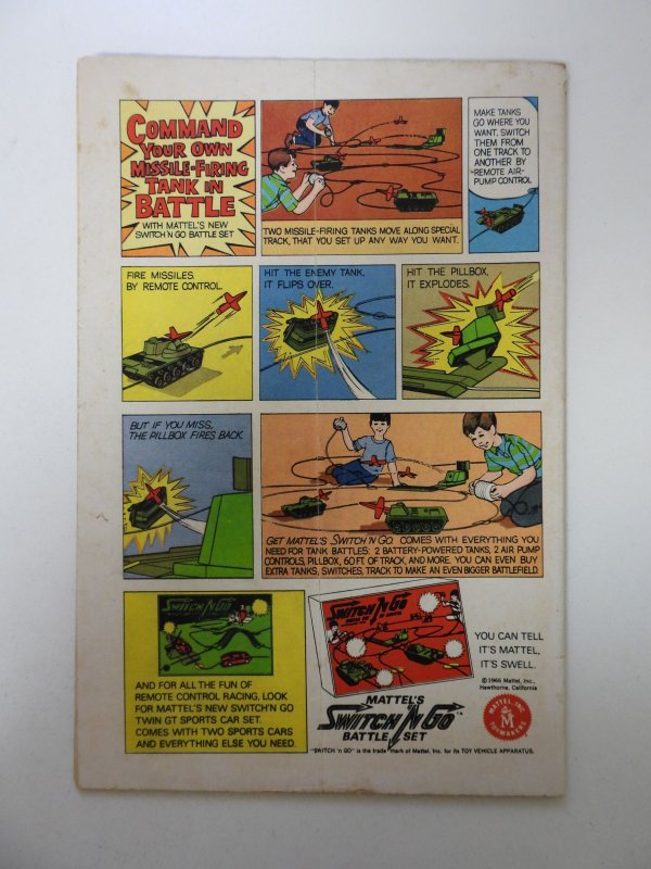 Superman #189 (1966) VG- condition rusty staples, subscription crease