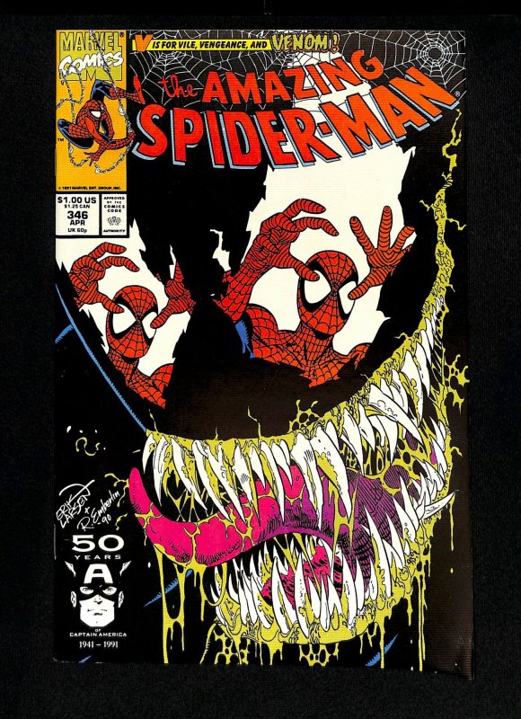 Amazing Spider-Man #346 Venom Cover and Appearance!