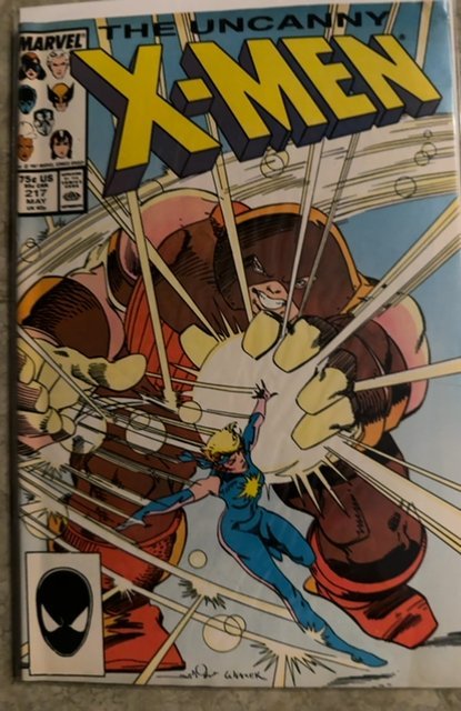 The Uncanny X-Men #217 (1987) X-Men 