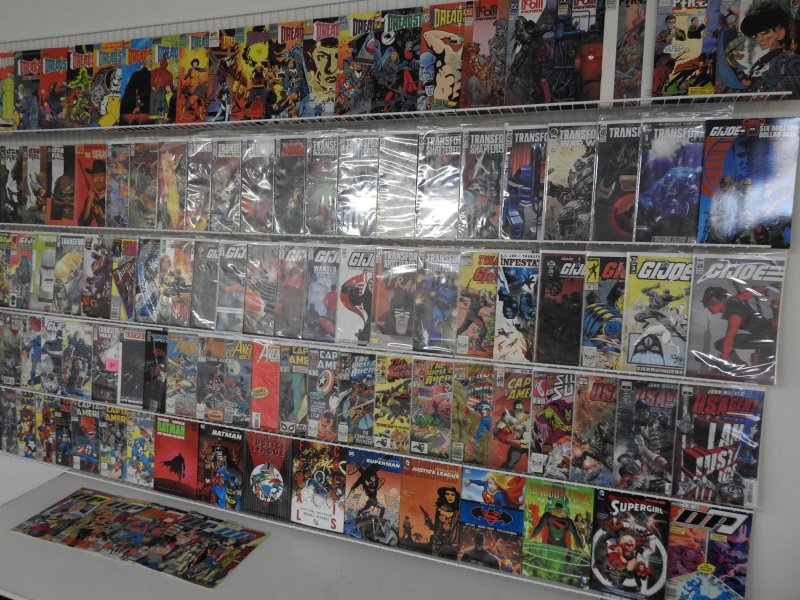 Huge Lot 110+ Comics and TPBs W/ Transformers, Captain America, +More! Avg VF- !