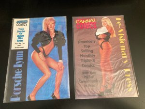 Lot of *2* Carnal Comics/True Story of Adult Film Stars—Porsche Lynn + Zoe