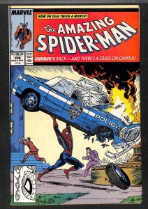 Amazing Spider-Man #306 NM- 9.2 Action Comics #1 Homage McFarlane!