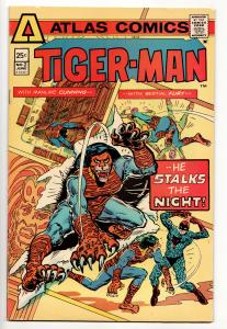 Tiger-Man #2 -  Stalker In A Concrete Jungle (Atlas Comics, 1975) - VF/NM