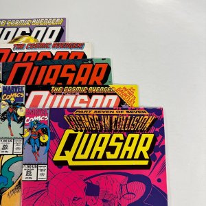 5 Quasar Marvel Comic Books # 25 26 27 28 29  Hulk Thor Avengers  39 CT1