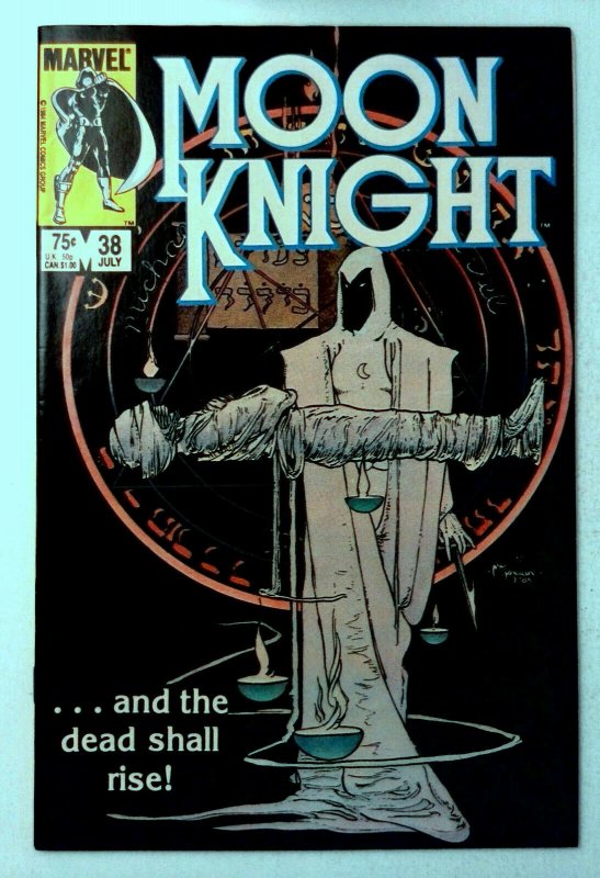 Moon Knight #38 Marvel 1984 VF Copper Age Key Scarce Final Issue Comic Book