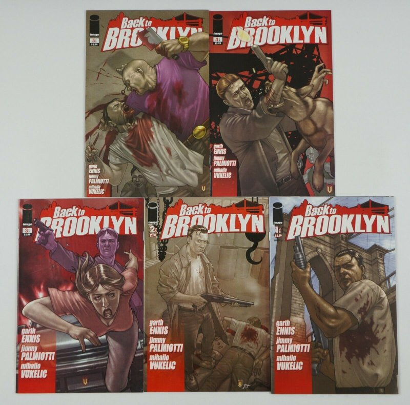 Back to Brooklyn #1-5 VF/NM complete series - garth ennis - crime thriller 2 3 4