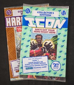 Milestone/DC Polybagged Collector's Edition 2PC - Icon & Hardware (SEALED) 1993