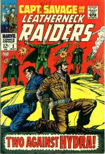 Capt. Savage and His Leatherneck Raiders #3 VG ; Marvel | low grade comic Hydra