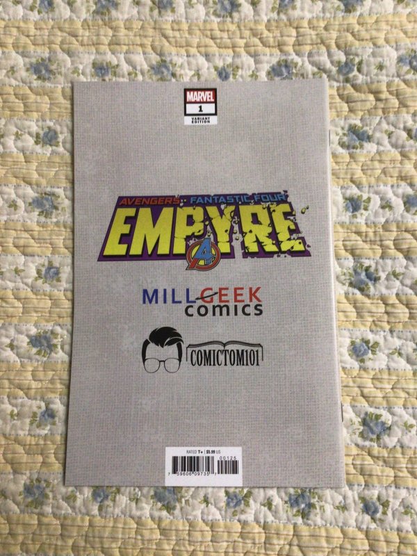 Empyre #1 millgeek comics & comictom101 exclusive variant