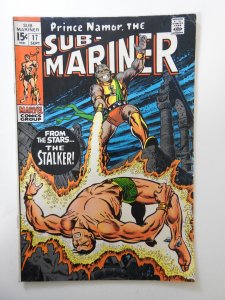 Sub-Mariner #17 (1969) VG Condition! 3/4 in tear back cover