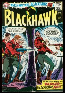 BLACKHAWK #210 1965-DC COMICS-WILD DRILLING COVER-DEATH VG