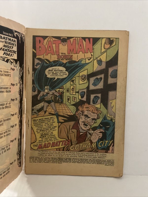 Batman Annual #3 READER 