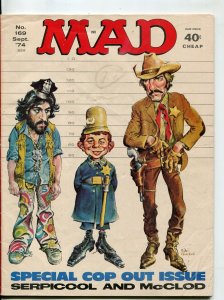 MAD Magazine #169 1974-Special Cop Out Issue- Jaffee- Drucker- Don Martin