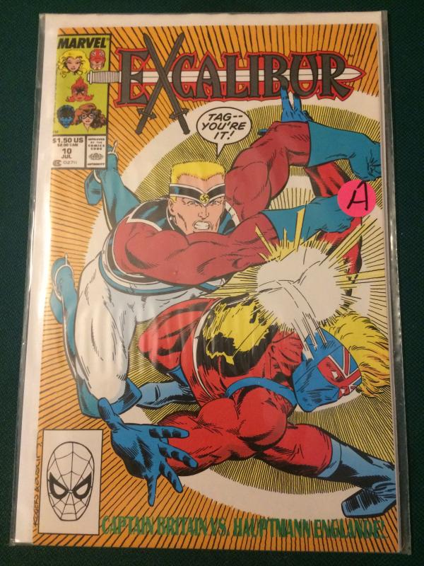 Excalibur #10 Captain Britain vs Hauptmann Englange!