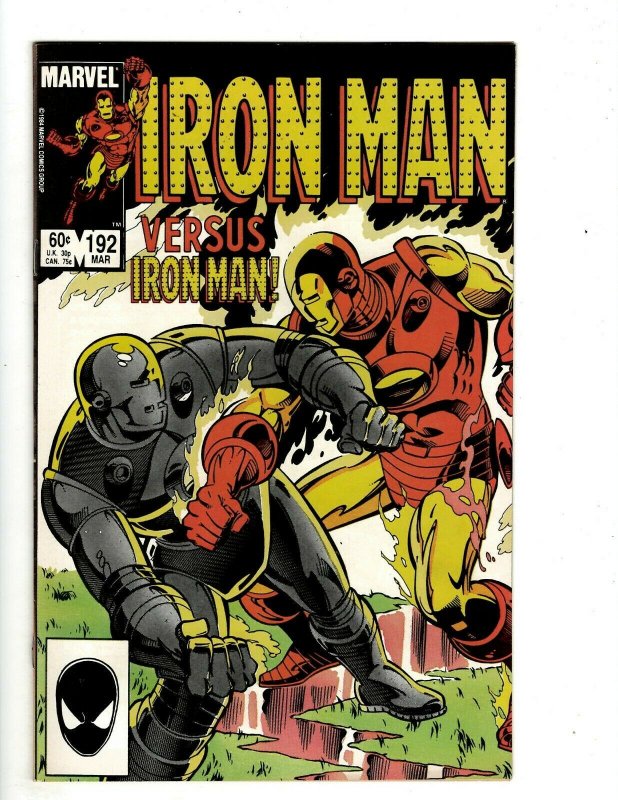 10 Iron Man Marvel Comic Books # 183 184 185 186 187 188 189 190 191 192 UD3