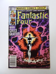 Fantastic Four #244 (1982) 1st Frankie Raye as Nova VG condition
