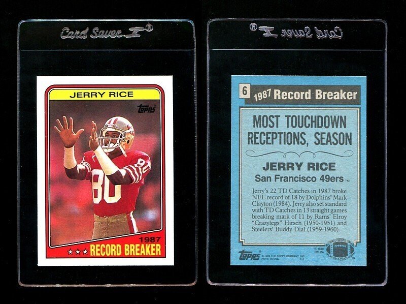 1988 Topps Jerry Rice #6 3rd Year   MINT