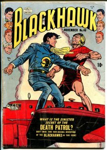 Blackhawk #46 1951-Quality-Reed Crandall-classic aviation cover-VG