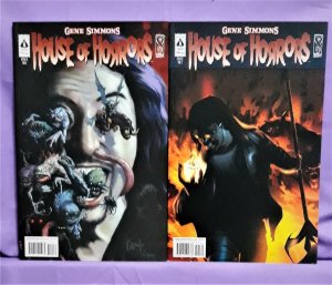 Gene Simmons HOUSE OF HORRORS #1 - 2 Anthology Horror Stories (IDW 2007) 