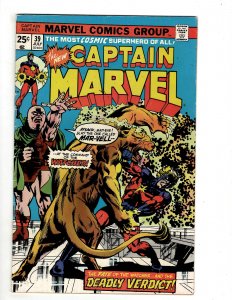 Captain Marvel #39 (1975) J610