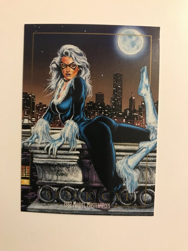 BLACK CAT #5 card : 1992 Marvel Masterpieces Fleer NM/M; base, Jusko art