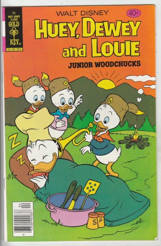 Huey Dewey and Louie Junior Woodchuks #55 (Apr-79) NM- High-Grade Huey Dewey ...