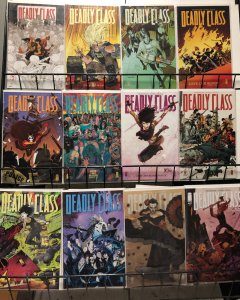 DEADLY CLASS #1, 4, 7-56 near complete REMENDER TOCCHINI VF+/NM 52 issues