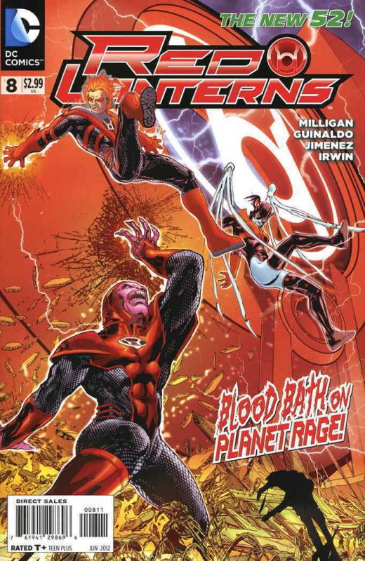 Red Lanterns #8 VF/NM; DC | save on shipping - details inside