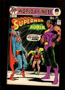 WORLD'S FINEST COMICS #200 (5.0) SUPERMAN AND ROBIN 1971