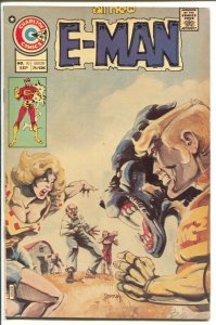 E-Man #10 1975-Charlton-Joe Stanton-John Byrne-Rog 2000-Nicola Cuti-VF